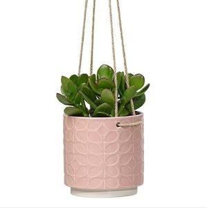 Orla Kiely hanging ceramic plant pot- NIB